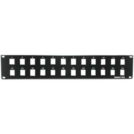 BESTLINK NETWARE Blank Panel(19") for Keystone Jack- 24-Port- 2U 102222